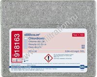 918163 Диоксид хлора стандарт-тест NANOCOLOR®, 0.04–4.00 мг/л ClO2, на 50 тестов.
